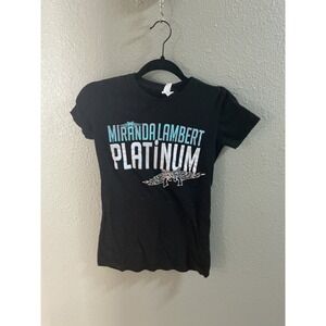 Miranda Lambert Platinum T-Shirt Womens Medium Black Excellent Country Concert